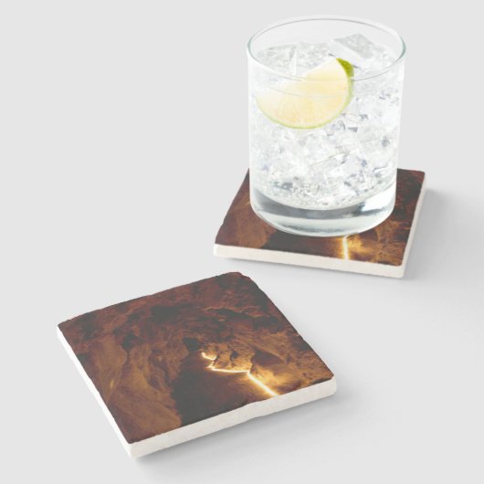 geheimer Tunnel Steinuntersetzer (Seitenansicht)