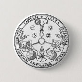 Geheimer VITRIOL Pics-Abzeichen-Alchimie-Alchemist Button (Vorderseite)