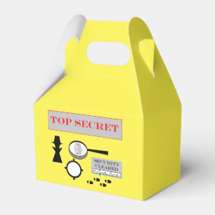 "Geheimes Agent-/Spions-" Gastgeschenk-Kasten Geschenkschachtel
