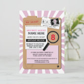 GEHEIMES EINLADUNG (Stehend Vorderseite)