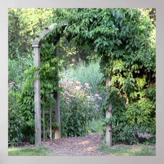 geheimes Gartenposter AB 8.99 Platz Poster (Vorne)