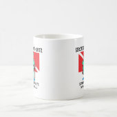 Geheimes Mitglieds-UNTERWASSERATEMGERÄT Steve Kaffeetasse (Mittel)