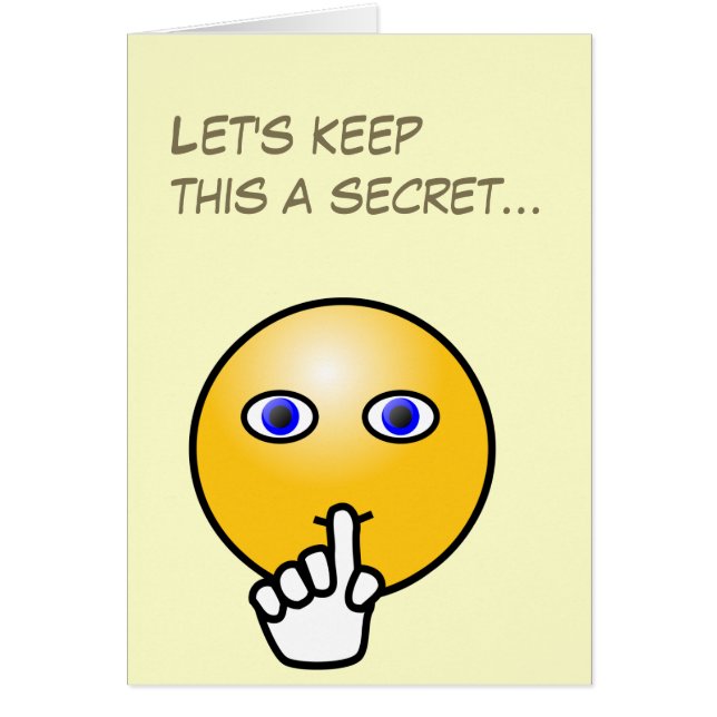 Geheimes Stille Emoticon-Überraschungs-Party (Vorne)