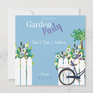 Geheimgarten Gartenbau - Party Einladungen