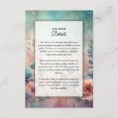 Geheimgarten im Abend Glühen Begleitkarte (Vorderseite)