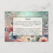 Geheimgarten im Abend Glühen Begleitkarte (Vorderseite)