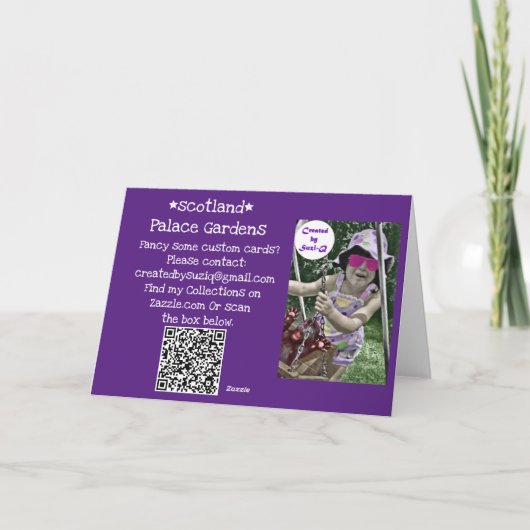 Geheimgärten Karte (Rückseite)