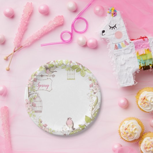 Geheimgarten Pappteller (Party)