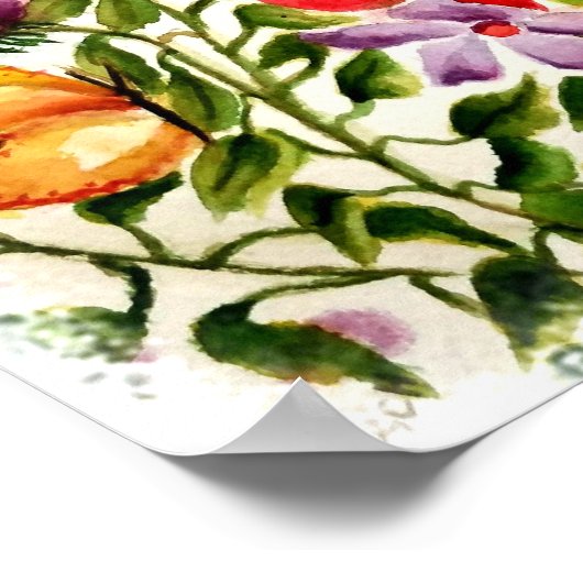 Geheimgarten Poster (Ecke)