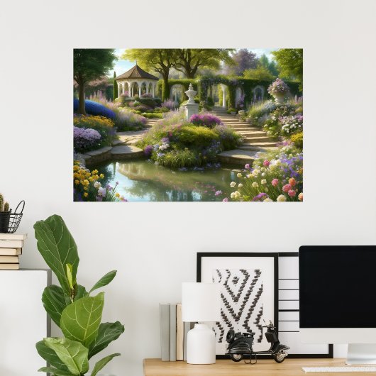 Geheimgarten Poster (Heimbüro)