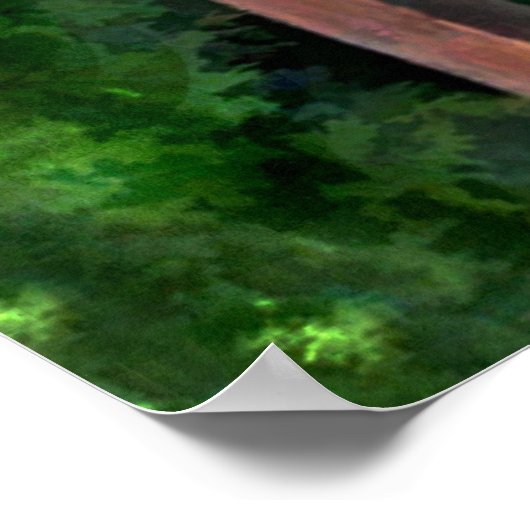 Geheimgarten Poster (Ecke)