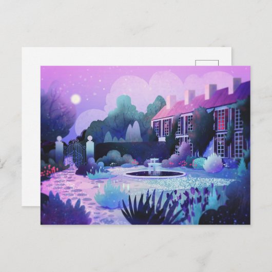 Geheimgarten Postkarte (Vorne/Hinten)