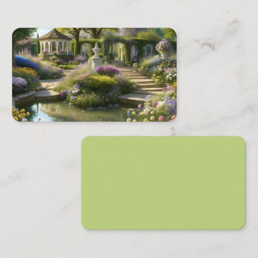 Geheimgarten Unser Minds Lesezeichen Visitenkarte (Vorne/Hinten)