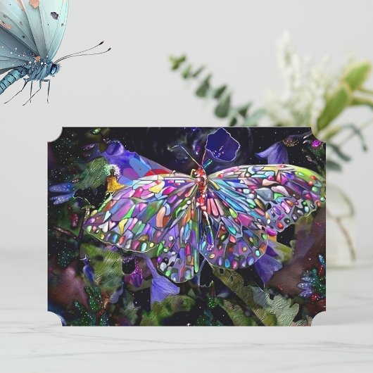 Geheimgartenvorlage Feiertagskarte