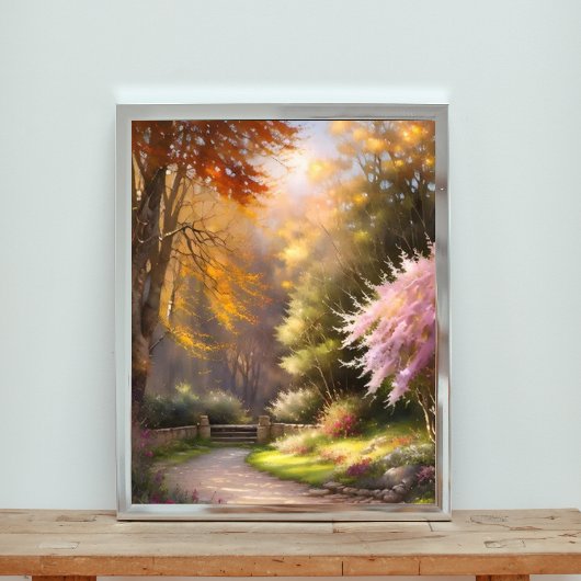 Geheimgartenweg Fotodruck