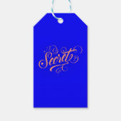 Geheimhaltung Geschenkanhänger (Vorderseite)