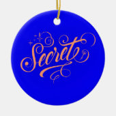 Geheimhaltung Keramik Ornament (Vorne)