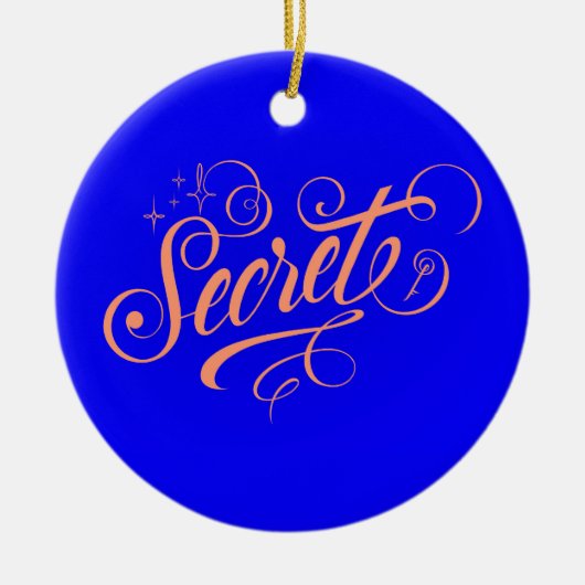 Geheimhaltung Keramik Ornament (Vorne)