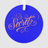 Geheimhaltung Ornament (Rückseite)