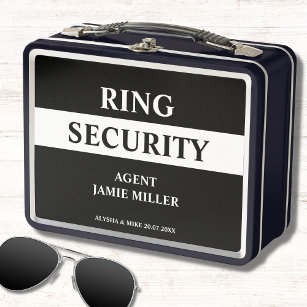 Geheimhaltungsbox für den Ring-Sicherheitsring-Age Metall Brotdose