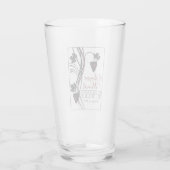 Geheimholz trinkt Glas (Rückseite)