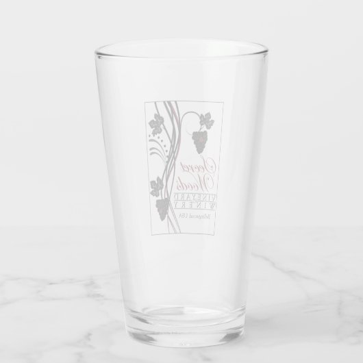 Geheimholz trinkt Glas (Rückseite)