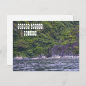 GeheimLagune in El Nido Palawan Postkarte (Vorne/Hinten)