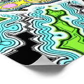 Geheimliche Anatomie eines Raumhamsters v2 Poster (Ecke)