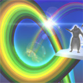 Geheimnis beim überdimensionalen Stargate Aufkleber (Vorderseite)