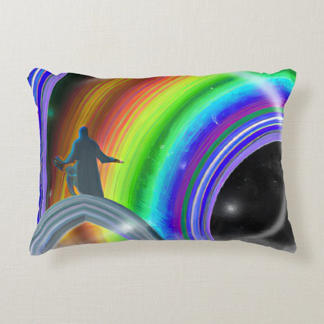 Geheimnis beim überdimensionalen Stargate Dekokissen (Vorderseite)