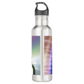 Geheimnis beim überdimensionalen Stargate Edelstahlflasche (Rückseite)