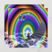 Geheimnis beim überdimensionalen Stargate Einladung (Vorne/Hinten)