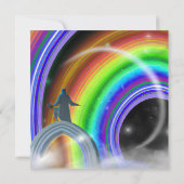 Geheimnis beim überdimensionalen Stargate Einladung (Rückseite)