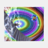 Geheimnis beim überdimensionalen Stargate Fleecedecke (Vorderseite (Horizontal))