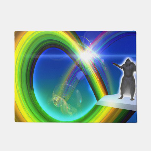 Geheimnis beim überdimensionalen Stargate Fußmatte (Vorderseite)