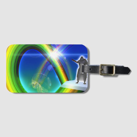 Geheimnis beim überdimensionalen Stargate Gepäckanhänger (Vorderseite (Horizontal))