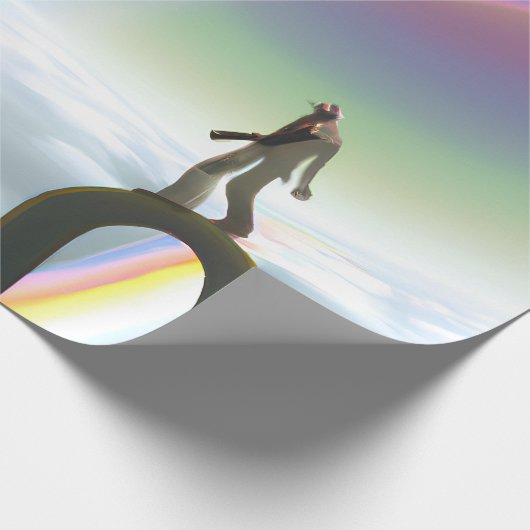 Geheimnis beim überdimensionalen Stargate Geschenkpapier (Ecke)