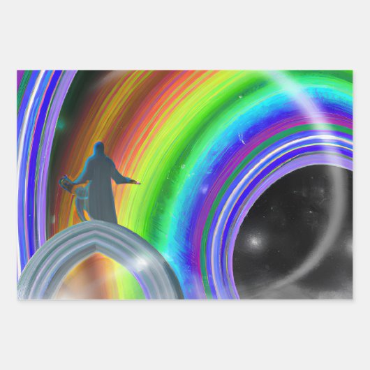 Geheimnis beim überdimensionalen Stargate Geschenkpapier Set (Vorderseite 3)