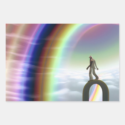 Geheimnis beim überdimensionalen Stargate Geschenkpapier Set (Vorderseite)