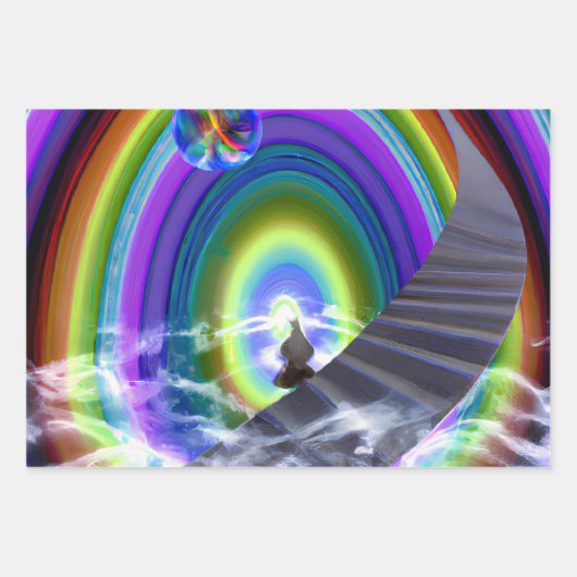 Geheimnis beim überdimensionalen Stargate Geschenkpapier Set (Vorderseite 3)