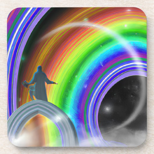 Geheimnis beim überdimensionalen Stargate Getränkeuntersetzer (Vorderseite)