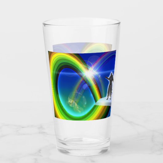 Geheimnis beim überdimensionalen Stargate Glas (Vorderseite)