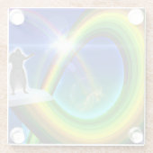 Geheimnis beim überdimensionalen Stargate Glasuntersetzer (Rückseite)