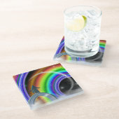 Geheimnis beim überdimensionalen Stargate Glasuntersetzer (Schrägansicht)