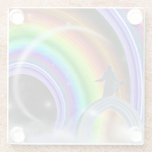 Geheimnis beim überdimensionalen Stargate Glasuntersetzer (Rückseite)