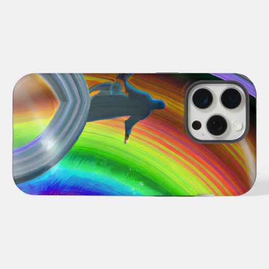 Geheimnis beim überdimensionalen Stargate iPhone Hülle (Rückseite (Horizontal))