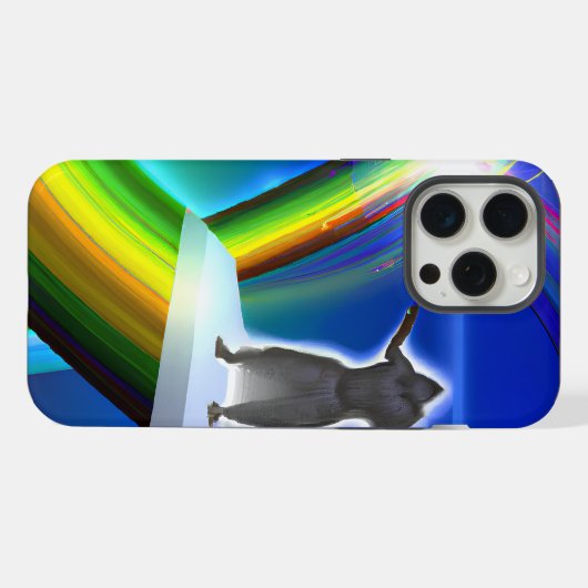 Geheimnis beim überdimensionalen Stargate iPhone Hülle (Rückseite (Horizontal))