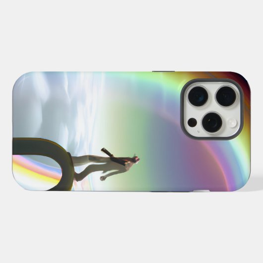 Geheimnis beim überdimensionalen Stargate iPhone Hülle (Rückseite (Horizontal))