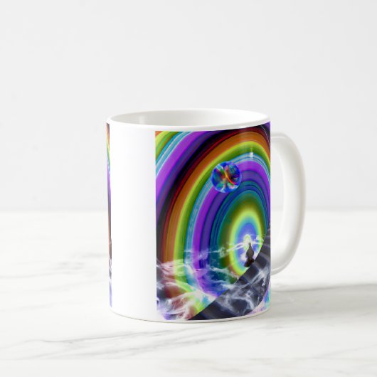 Geheimnis beim überdimensionalen Stargate Kaffeetasse (VorderseiteRechts)