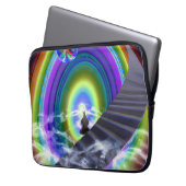 Geheimnis beim überdimensionalen Stargate Laptopschutzhülle (Vorderseite Links)